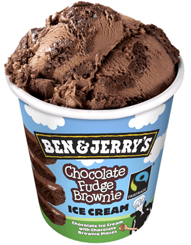 Ben & Jerry's Eiscreme Chocolate Fudge Brownie